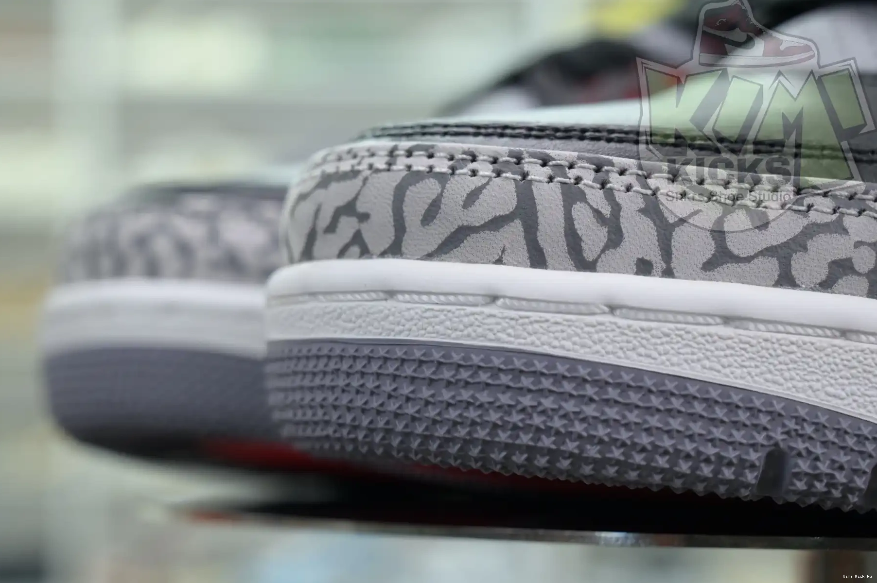 Kimikick Jordan Cement Air 3“Black Reimagined” 0824